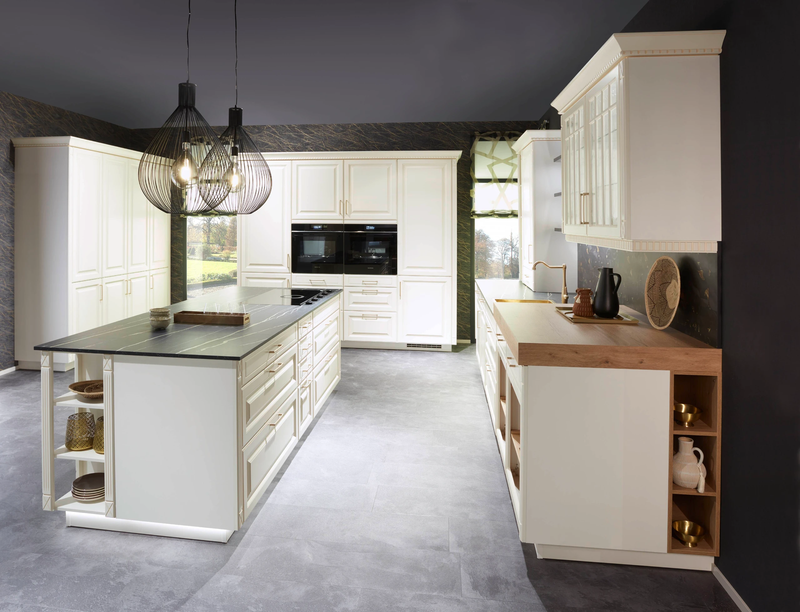Tradition kitchen collection featuring classic elegance and meticulous traditional craftsmanship